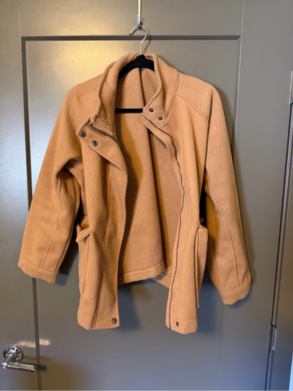 Banana Republic Camel Fleece Jacket